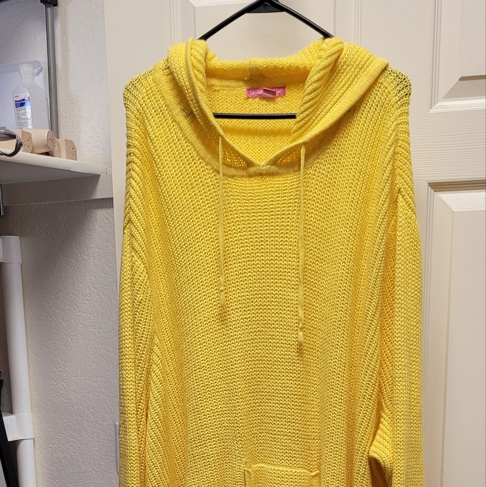 Yellow Hoodie Sweater